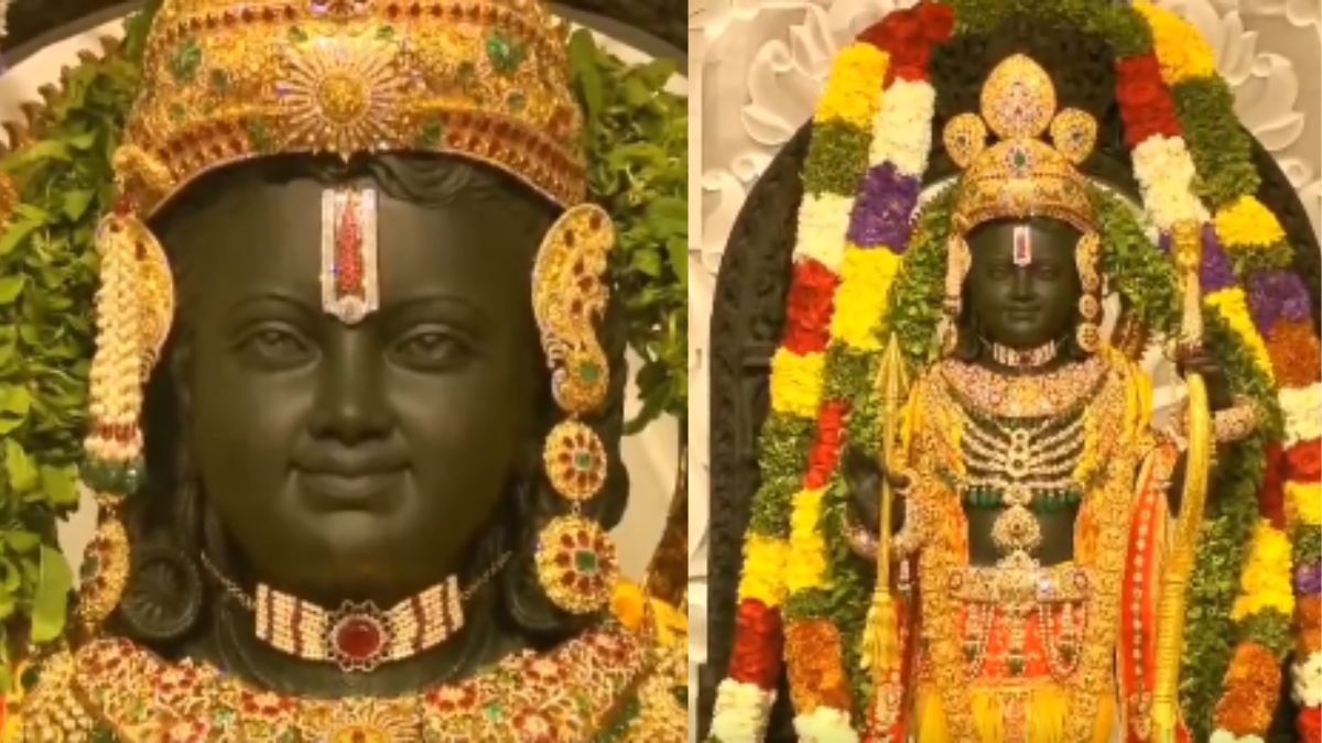 Video: आंखों में तेज, मधुर मुस्कान और धनुष-बाण लिए प्रकट हुए रामलला, प्राण
प्रतिष्ठा के बाद पहली झलक आई सामने